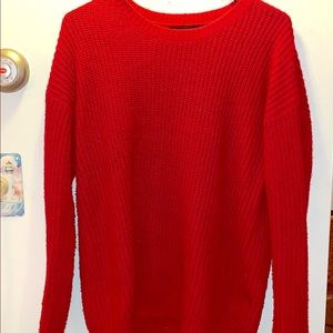 Forever 21 Red Sweater SIZE: Medium